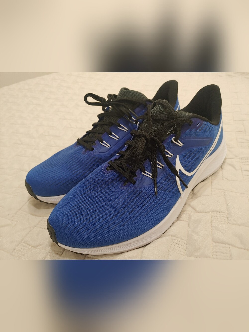 Nike Zoom Pegasus 39 Men's Size 12 Blue Running Shoes Pristine Condition - Picture 2 of 15